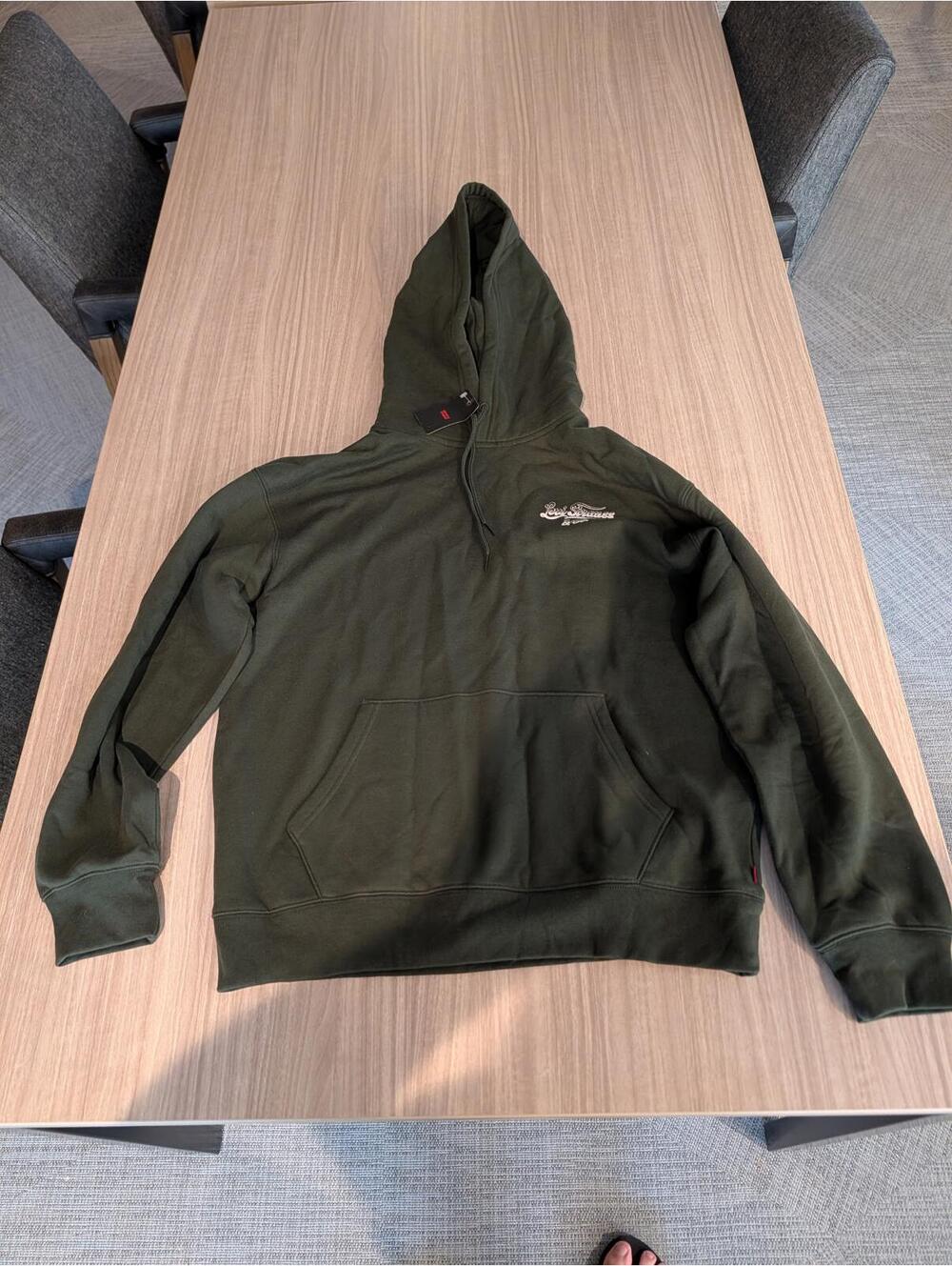 NWT Levis Green Hoodie Wild West Tour Logo  M